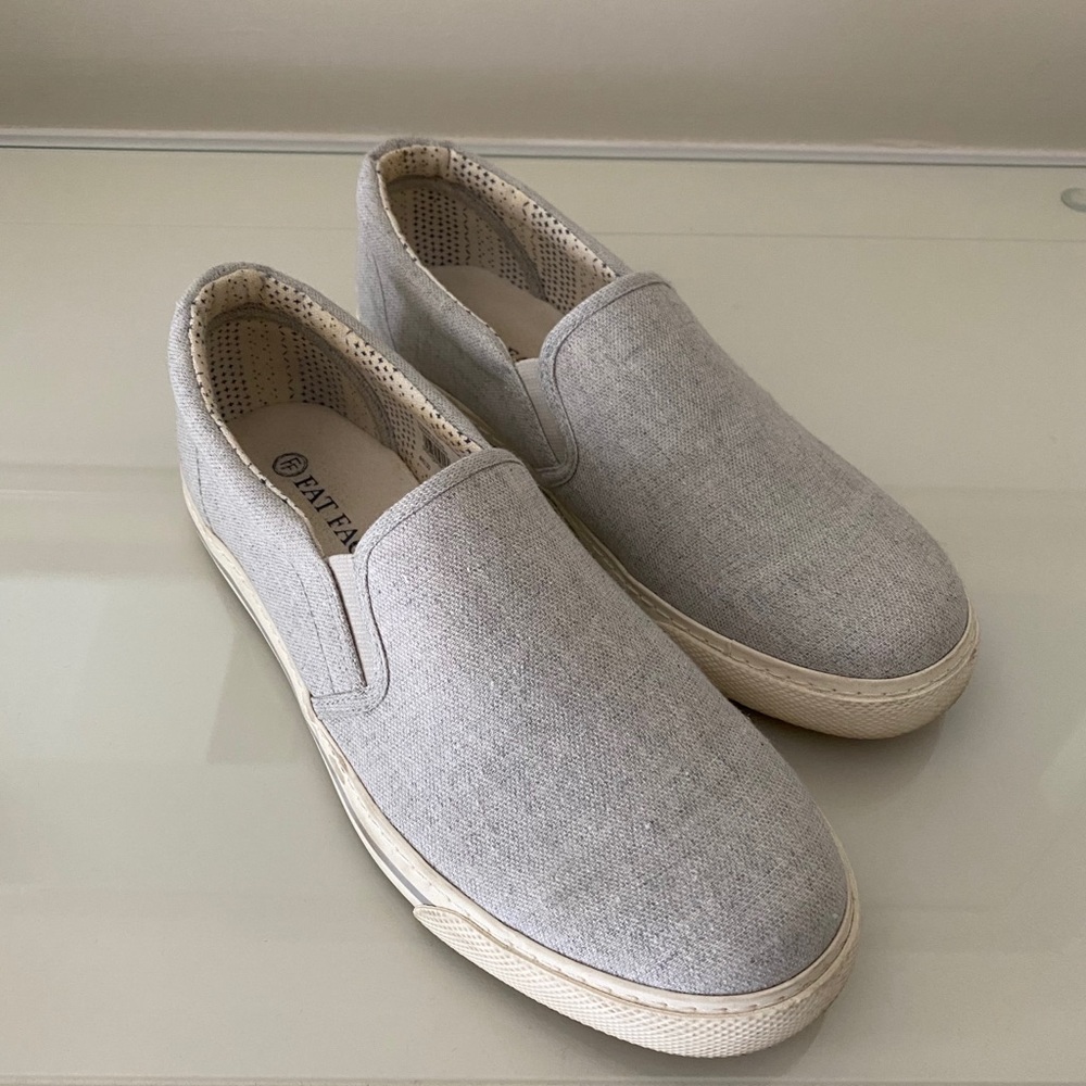 FAT FACE ‘Stoney Slip Ons’ in Grey